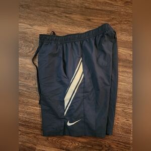 Nike Dark Blue Shorts with White Accents
